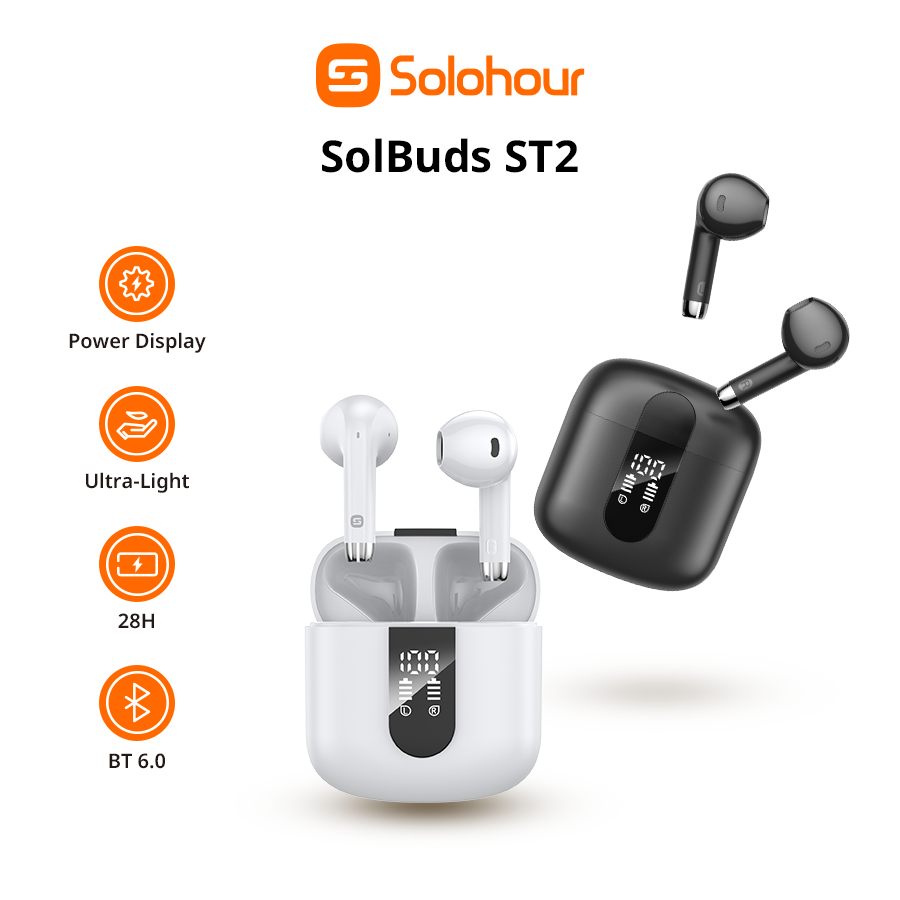 Auriculares True Wireless Solbuds ST2 Semi-In-Ear