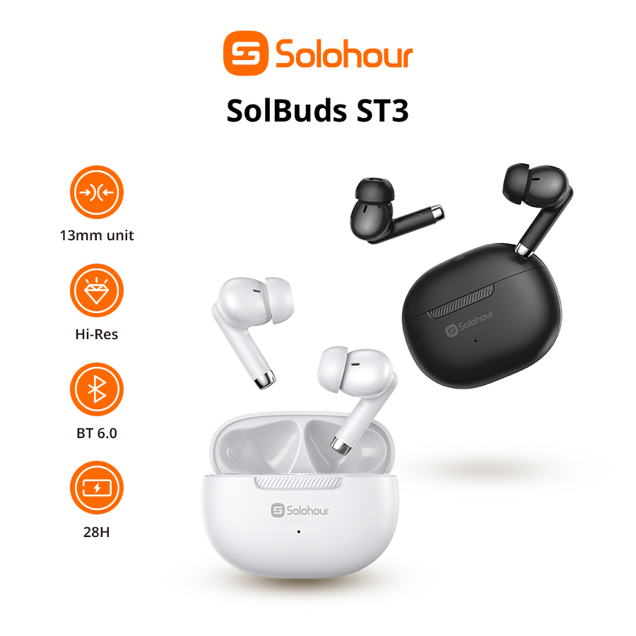 Auriculares True Wireless Solbuds ST3 In-Ear