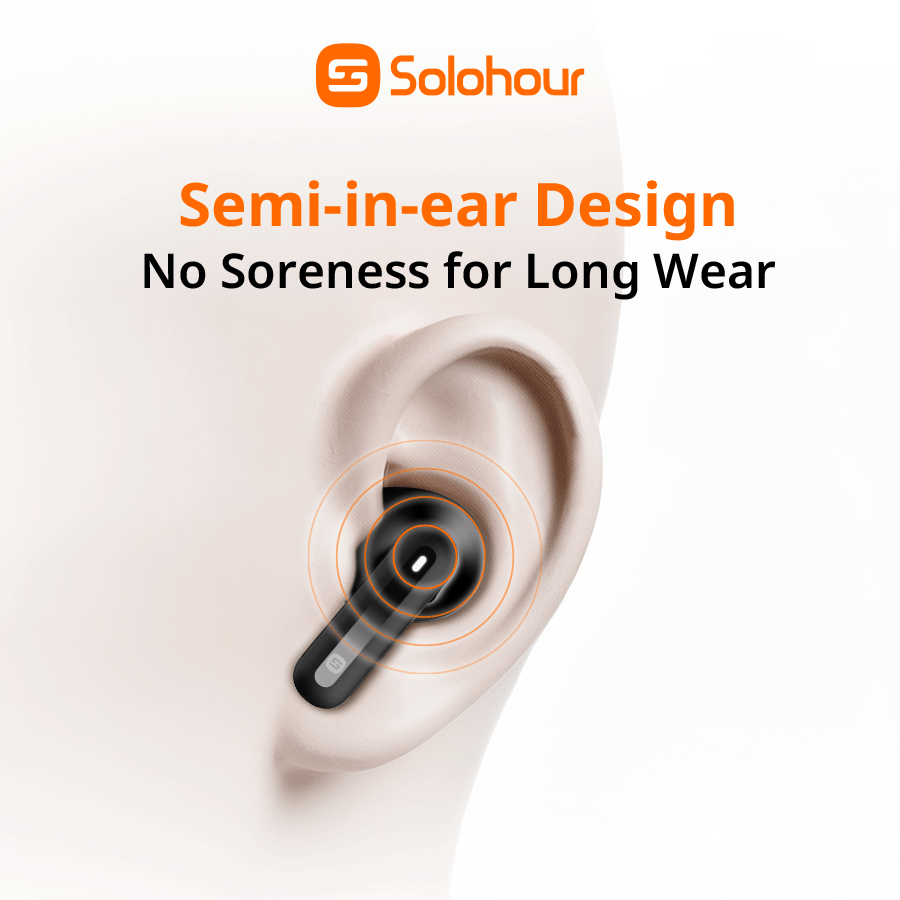 Auriculares True Wireless SolBuds ST9 Semi-In-Ear