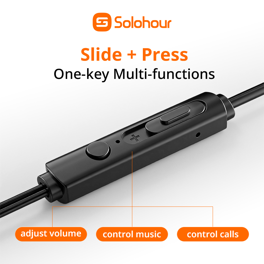Auriculares con cable SolCord W02
